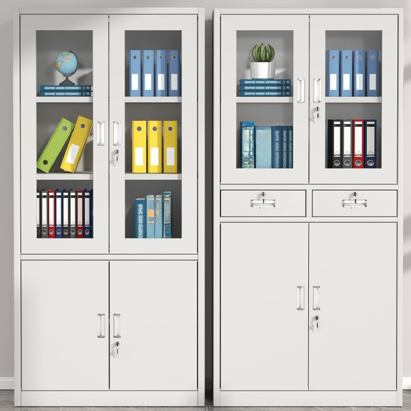 half glass filing cabinet